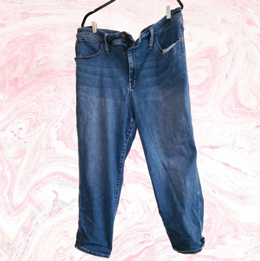 Madewell Curvy Roadtripper Stovepipe Straight Leg Jeans Size 26W for Women